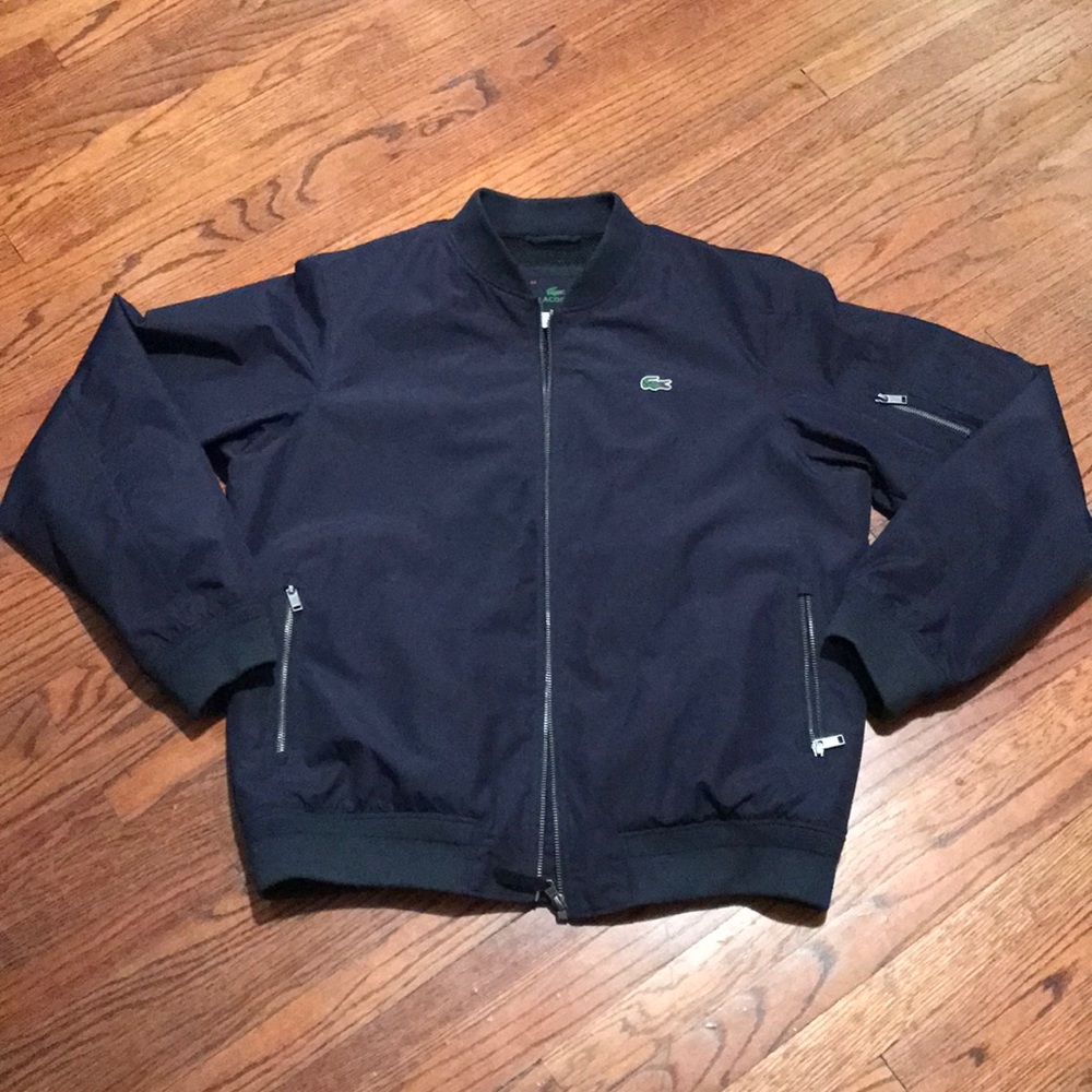Lacoste lightweight fall bomber style jacket